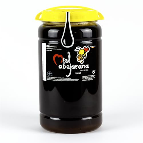 Miel de Encina 2Kg Cruda Sin Filtrar Ni Pasteurizar Pura de Abeja y Natural Conserva sus Propiedades al ser Recolectada en Frio Sabor Suave y Equilibrado Origen España Envase Reutilizable