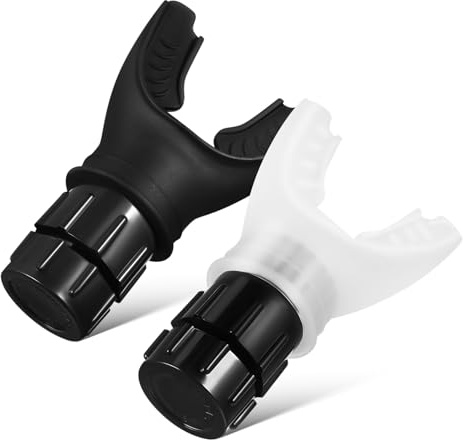 Entrenador de Capacidad Respiratoria Portátil, 2 Unidades | Silicona, Resistencia Ajustable, Uso Multiusos, Ligero, para Cantantes y Deportistas