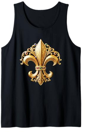 Motif Fleur de lys Débardeur