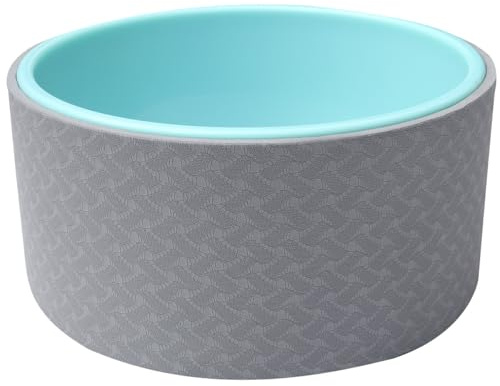 TOYANDONA Ruota per Yoga da 105 Pollici Antiscivolo in PVC Resistente Anello Pilates a Forma di Vita per Stretching e Allenamento Fitness Strumento Leggero e Portatile per Esercizi di