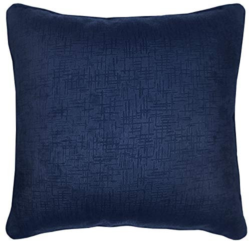 Enhanced Living Vogue Navy Blue Cushion Cover - 17 x 17 (43cm x 43cm)