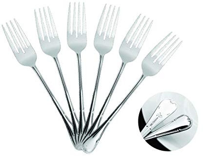 6 tenedores pescado acero inox Colección Versalles 19x2,65cm