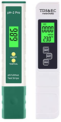 pH-mètre EC/TDS mètre 3 en 1 testeur de qualité de l'eau de haute précision mètre de test de qualité de l'eau numérique pour eau potable hydroponique