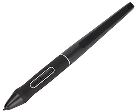ASHATA Stylus Stifte, Ersatz Stylus Tablet Stylus für Kamvas 13 Kamvas Pro 24 Kamvas 22 Kamvas 22 Plus, 8192 Level ±60° Neigungsfunktion & 2 Benutzerdefinierte Tasten, Schwarz