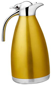 HEMOTON Edelstahl Isolierkanne Doppelwandige Thermoskanne Für Zuhause Und Büro Vakuum Wasserflasche Mit Anti-leck Design Für Heiße Und Kalte Getränke
