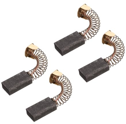 QUARKZMAN 4Pcs YD6-11-19 Escobillas de Carbón para Motor 19x11x6mm | Cepillos de Carbón para Herramienta Eléctrica, Reemplazo de Reparación de Angular Amoladora Mesa Sierra Taladro de Mano