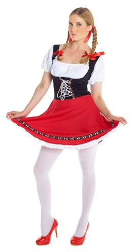 Morph Oktoberfest Costume Women Dirndl Dress Bavarian Beer Maid Outfit Traditional German Dress for Festivals Large