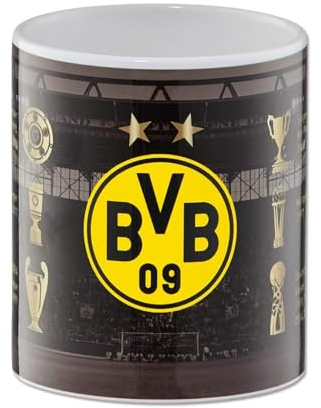 Borussia Dortmund BVB Erfolge Tasse, Keramik, Tasse, 300 ml