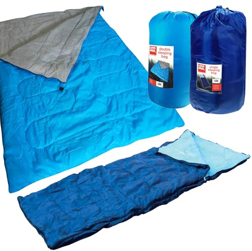 Thick Warm Outdoor Single & Double Camping Hiking Sleeping Bags