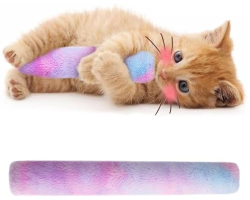 FMYODWU Katzenspielzeug Katzenminze-Spielzeug Katzenkissen, weiches und langlebiges Spielzeug für Katzen, interaktives Katzen-Kicker-Spielzeug für Indoor