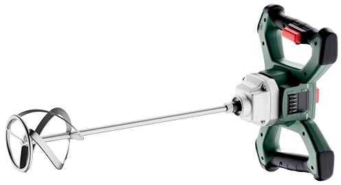 metabo Akku-Rührwerk RW 18 LTX BL 120, Brushless Motor, 18V Rührer | Mischgerät für 30L Mischmenge, VTC-Elektronik, ohne Akku, inkl. Rührstab RS-R3 (120 mm), Verlängerung, Schlüssel