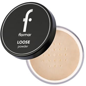 Flormar Loose Powder Cipria Banana in Polvere Libera - Polvere Fissante Trucco Opacizzante, Controllo Sebo, Cipria Trasparente e Lunga Durata per Tutti i Tipi di Pelle Banana powder