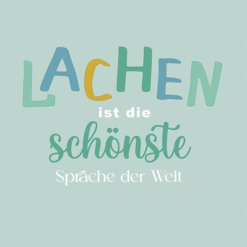 Paper+Design 20 Servietten Sprüche Schönste Sprache als Tischdeko. Papierservietten mit Motiv, 33 x 33cm