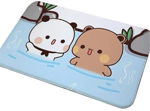 Entrance Mat Bubu And Dudu Kitchen Carpet Hallway Living Room Doormat Entrance Door Mats Decor Aesthetic Bathroom Bedroom Rug(Blue)