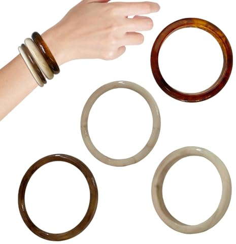 Hartsarmband För Kvinnor | 4 Damarmband - Smycken För Kvinnor Geometriska Punk Armband För Dagliga Årsdagar Datum Möten Pendling Arbete Hem Semester Resor Födelsedag