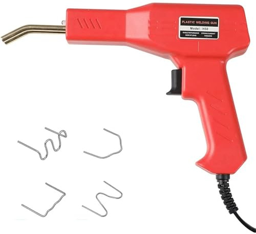 Soldadores Soldador De Pistola, Soldador De Hierro Para Grapas De Plástico, Reparación De PVC, Herramientas Para Reparación De Parachoques De Coche pistola de soldagem de plástico(NO with plier)
