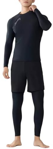Combinaison Triathlon Homme Plongée Maillot De Bain Protection Trifonction Adulte Grande Taille Wakeboard sous Marine Nage Eau Libre Longe Côte Natation Surf