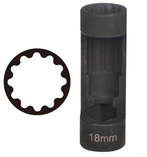 Shock Absorber Counter Holder Socket 1/2 Inch Drive Strut Spreader Tool for Macpherson Struts - Heavy Duty Cr-V 16-24mm Range(18mm)