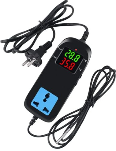 DollaTek -40 ° C-120 ° C Elektronischer Thermostat mit LED-Digitalanzeige, Wechselstrom 90V~250V, Temperaturregler, nützlicher Temperaturregler zur intelligenten Temperaturregelung