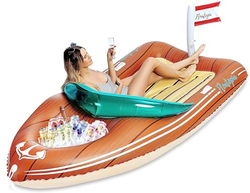 JOYIN Galleggiante per piscina gonfiabile gigante con dispositivo di raffreddamento rinforzato, festa in piscina estiva