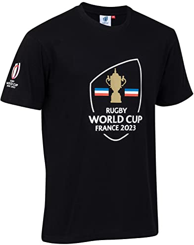 Rugby World Cup T-Shirt RWC - Offizielle Kollektion WM 2023 Gr, Schwarz , L