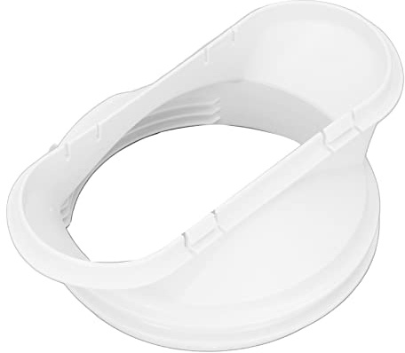 SUPYINI Adaptador de ventana de aire acondicionado de 5,9 pulgadas/5 pulgadas, acoplamiento de manguera de aire acondicionado portátil, conexión de manguera de escape plana, conector de tubo para