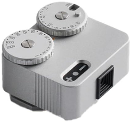 Light Meter II Chaussure froide pour appareil photo reflex numérique, photomètre, 12 vitesses d'obturation, accessoires photo (argenté)