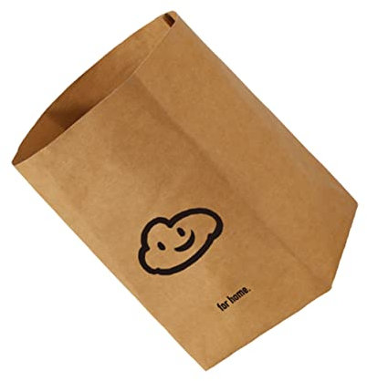 COLLBATH Einfache Geschenktüte Aus Kraftpapier Rechteckiger Boden Zum Aufstellen Packtasche Für Aufbewahrung