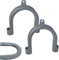 LNYMZD 2 pezzi Grigio PVC supporto per tubi di scarico lavatrice a forma di U gancio adattatore lavanderia lavatrice lavastoviglie tubo di scarico guida montaggio staffa di