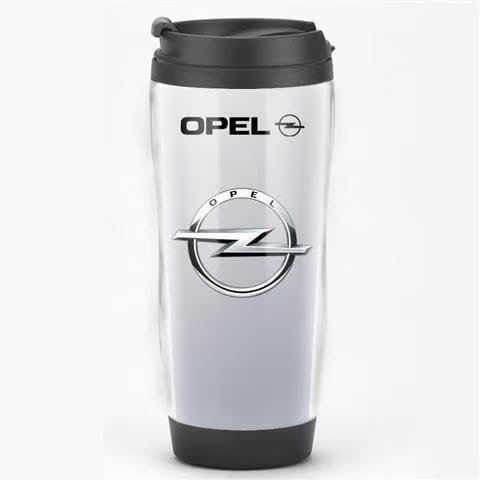 ZTLQ Auto Mug Isotherme pour Opel Insignia Hatchback 2008-2013,304 Acier Inoxydable Thé Lait Café Mug to-go Thermos Tasse de Voyage étanche Gobelets Cadeau Emblème,B