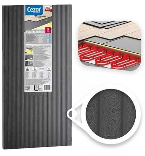 XPS Foam Underlay, 5mm Thickness, for Wood and Laminate Flooring, High Sound and Thermal Insulation (8 Pack (40sqm Coverage))
