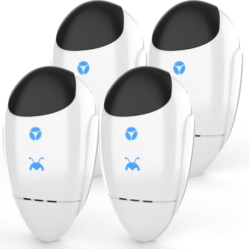 2025 Upgraded Ultrasonic Pest Repeller, Pest Control for Mice, Mosquitoes, Ants, Cockroaches, Insects, Spiders, Rodents, Ants, Electronic Insect Repellent - Safe and