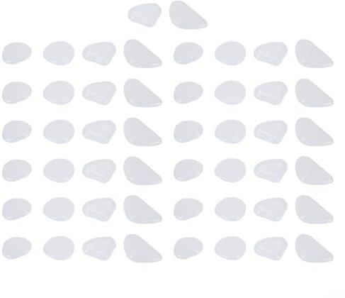 Ciottoli fosforescenti al buio, set da 50 pezzi per vialetti, acquari e decorazioni paesaggistiche, pietre in resina ecologica (bianco)