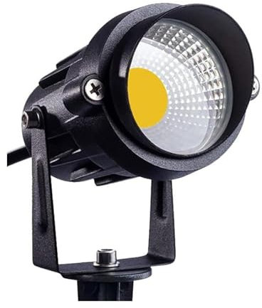 GUODDM 5W Outdoor Landscape Lamp - Spotlight Led Beam Light, 12V Low Voltage Landscape Lighting Kit (900LM), IP65 Waterproof Recessed Floor Lamp(Warm White Light,5W(24v))