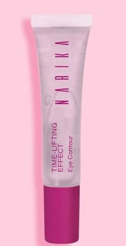 Narika Time-Lifting Effect Gel Contorno Occhi, Formula Lenitiva per Occhiaie e Gonfiore, 15 ml