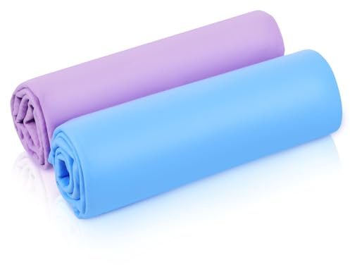 CLISPEED Asciugamani per Lavaggio Auto in Similpelle Spessa Pva 66x43cm 2 Pezzi Morbidi e Assorbenti per Pulizia e Asciugatura Auto Quotidiana