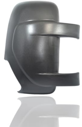 PROMOLINK Spiegelabdeckung Außenspiegel Kappe Rechts Kompatibel mit Renault Master Opel Movano Nissan NV 400 Interstar ab 2010 Ersatz Spiegelkappe Schwarz 1887728