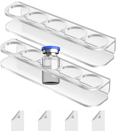 Pequeño Portabotellas Para Refrigerador - Organizador Transparente, Estante De Acrílico, Estante De Cocina, Soporte De Botella Compacto | Ahorro De Espacio Congelador Despensa Com