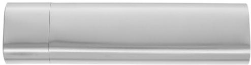 FIXOSHEE Custodia per Sigari in Acciaio Inox 2 Posti, Tubo Porta Sigari Ermetico Resistente e Portatile Finestra di Controllo, Protezione Umidità per Viaggio e Uso Quotidiano