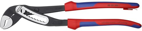 KNIPEX Verktyg – alligator vattenpump tång, multikomponent, kopplat fäste (8802300TBKA)