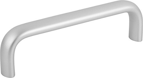 KIPP Båghandtag – aluminium, oval – M6, A=160 mm – naturligt anodiserat, 2 stycken, K0204.1600306