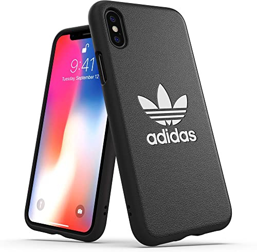 adidas 31584, geformtes Basic-Cover für iPhone, Schwarz/Weiß