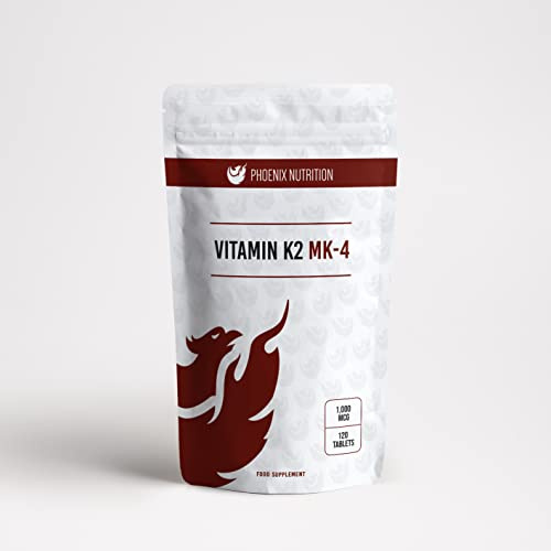 Vitamin K2 (MK-4) 1000mcg x 120 Tablets - Phoenix Nutrition
