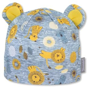 Sterntaler Beanie für Jungen mit Tier-Motiven und Tierohren