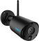 Reolink Battery Security Camera Outdoor Wireless, 2.4GHz WiFi & Solar Battery Powered, 3MP, Human/Vehicle Detection, Time Lapse, IR Night Vision, 2-Way Audio, APP/Client/Alexa Control, Argus Eco Black