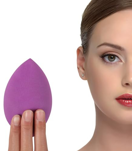 EXTRA LARGE 11CM Make Up Beauty Sponges Blender BIG for Face & BODY (1x Small 1x Large) -With 2 Sponge Holder- FASTER FLAWLESS APPLICATION for Foundation/Fake Tan/Powder/Blending/Setting/