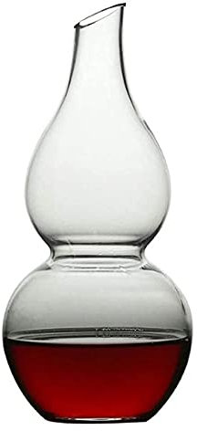 Glaskaraffe, Persönlichkeit, Weindekanter und Gläser-Set, Weinkrug, kreative Persönlichkeit, Kürbisform, Glaskrug (L 860 ml)