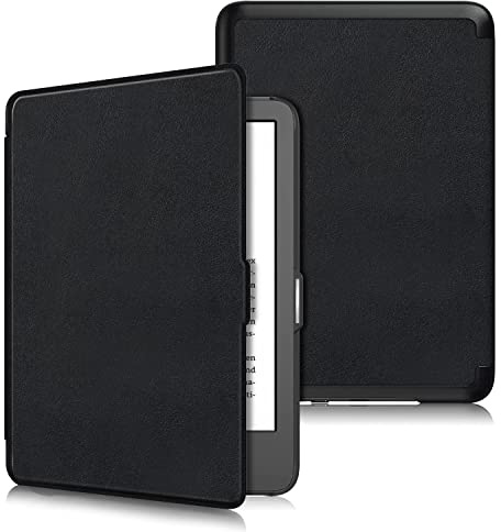 Flyorigin-fodral för 6 Kindle Paperwhite (7: e / 6: e / 5: e generationen - 2015/2013/2012 släppt modell: DP75SDI eller EY21) PU läderfodral pappervitt omslag