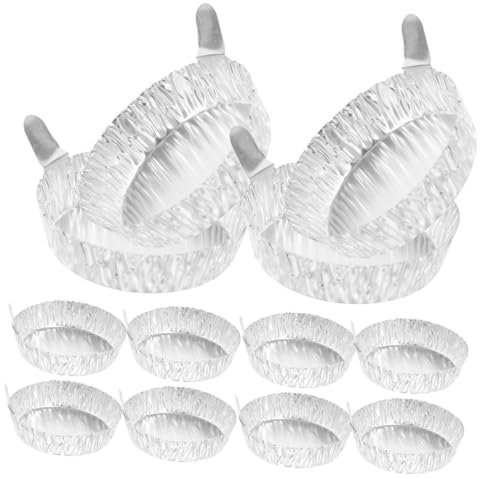 TOKIDNY 200pièces Coupelles Aluminium Foil Pour Pesée De Laboratoire Petites Coupelles Avec Poignée Pour Échantillons De Poudre Et Liquides Pratiques Et Légères