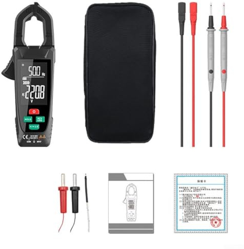 Digital Clamp Multimeter, FY382 30mm Clamp Digital Automatic Clamp Meter Smart Clamp Multimeter 100mA~600A